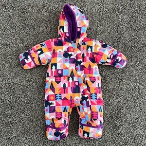 Columbia 3-6mo Snuggly Bunny Bunting Snow Suit